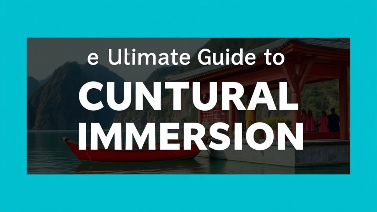 The Ultimate Guide to Cultural Immersion: Embracing Local Traditions While Traveling