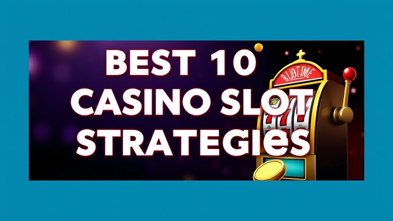 Best 10 Casino Slot Strategies for Achieving Success