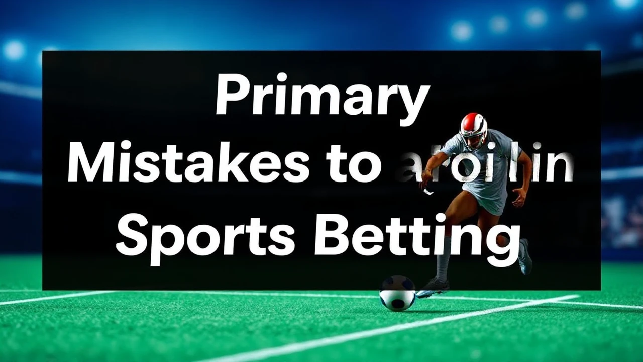 Primary Mistakes to Avoid in Sports Betting