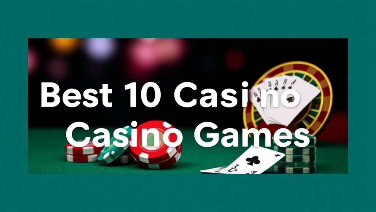 The Ultimate Guide of Best 10 Casino Games for 2022