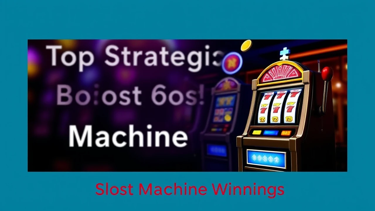 Top Strategies to Boost Your Slot Machine Winnings