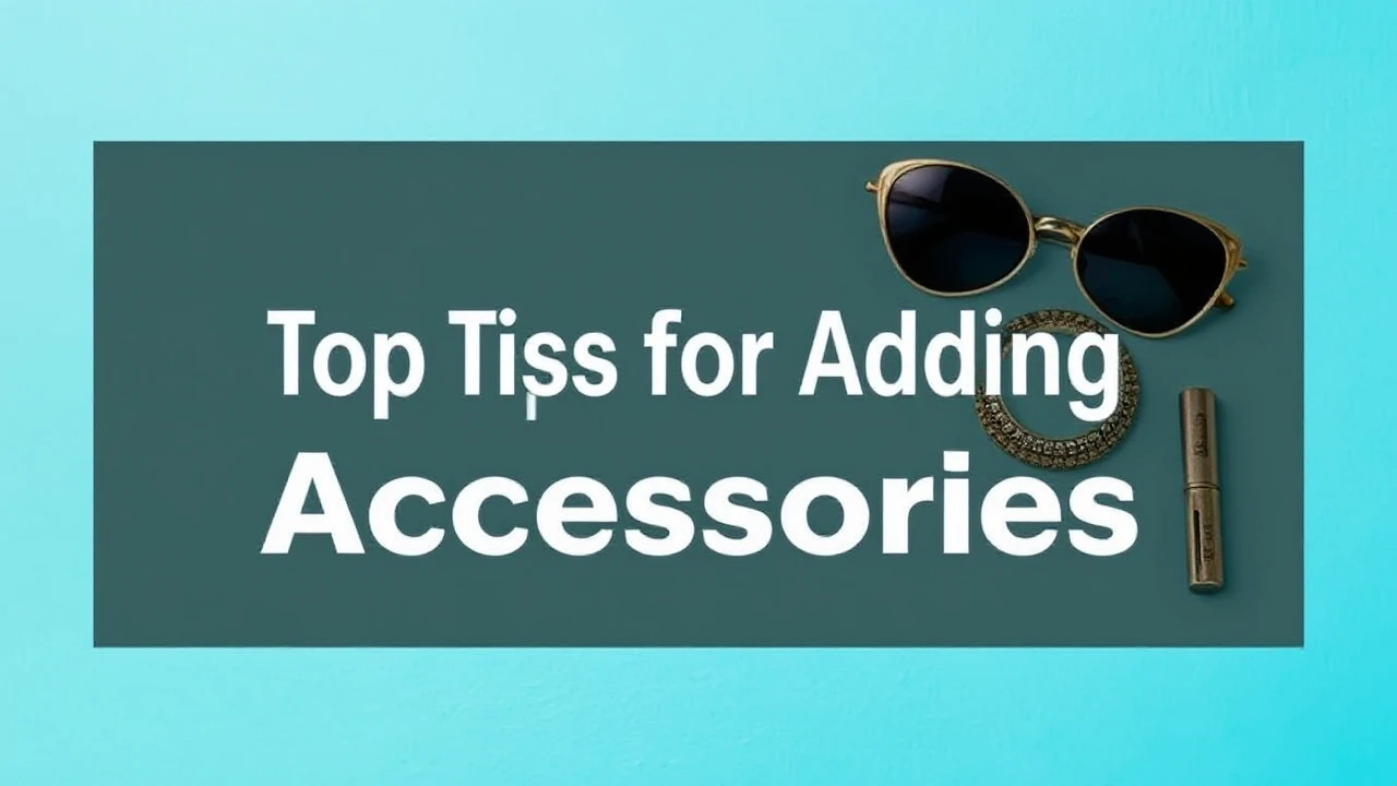 Level Up Your Outfits: Top Tips for Adding Accessories