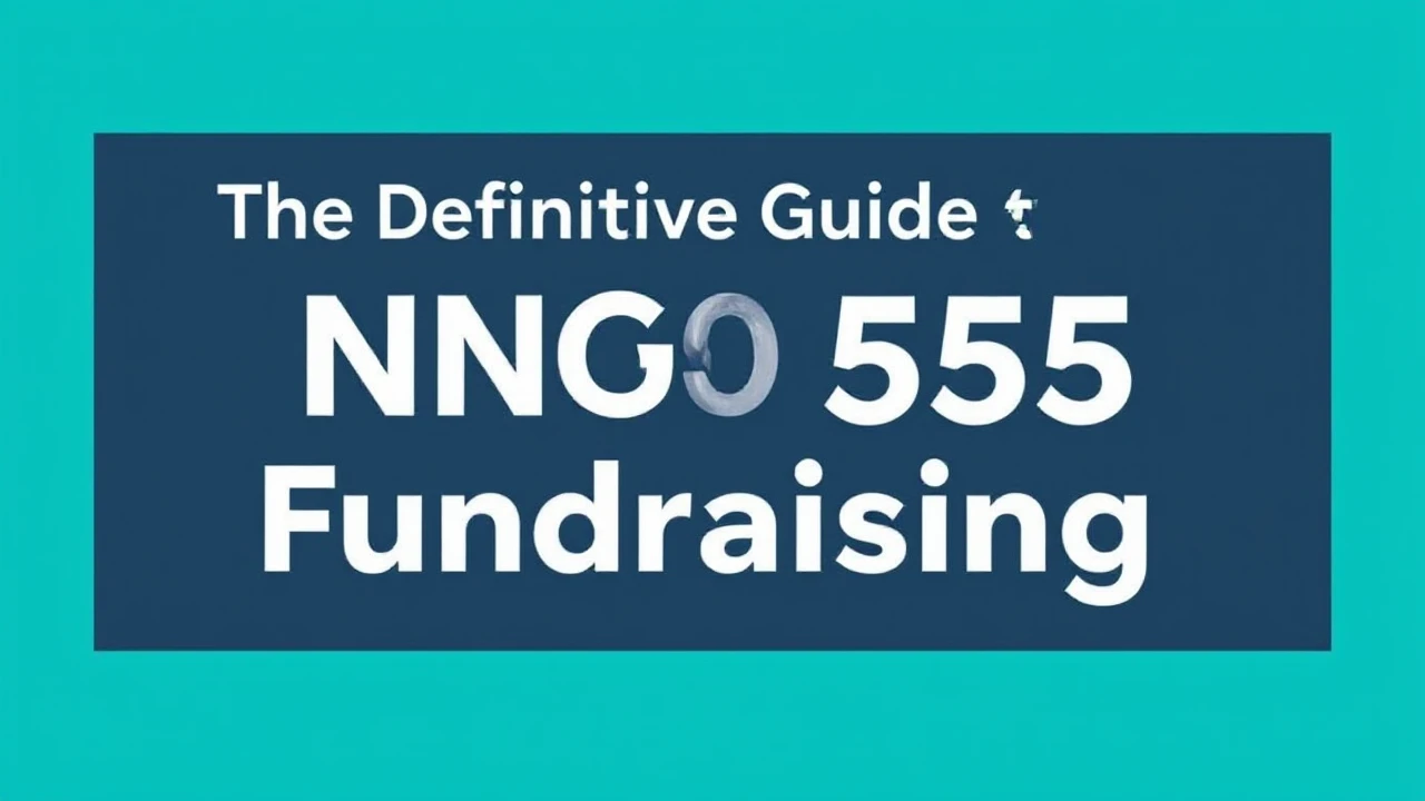 The Definitive Guide to NGO555 Fundraising