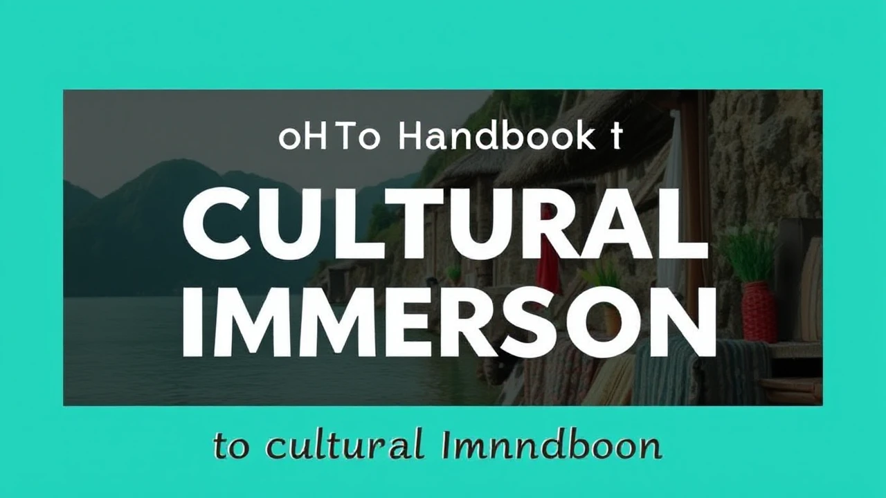 Your Go-To Handbook to Cultural Immersion: Embracing Local Traditions While Traveling