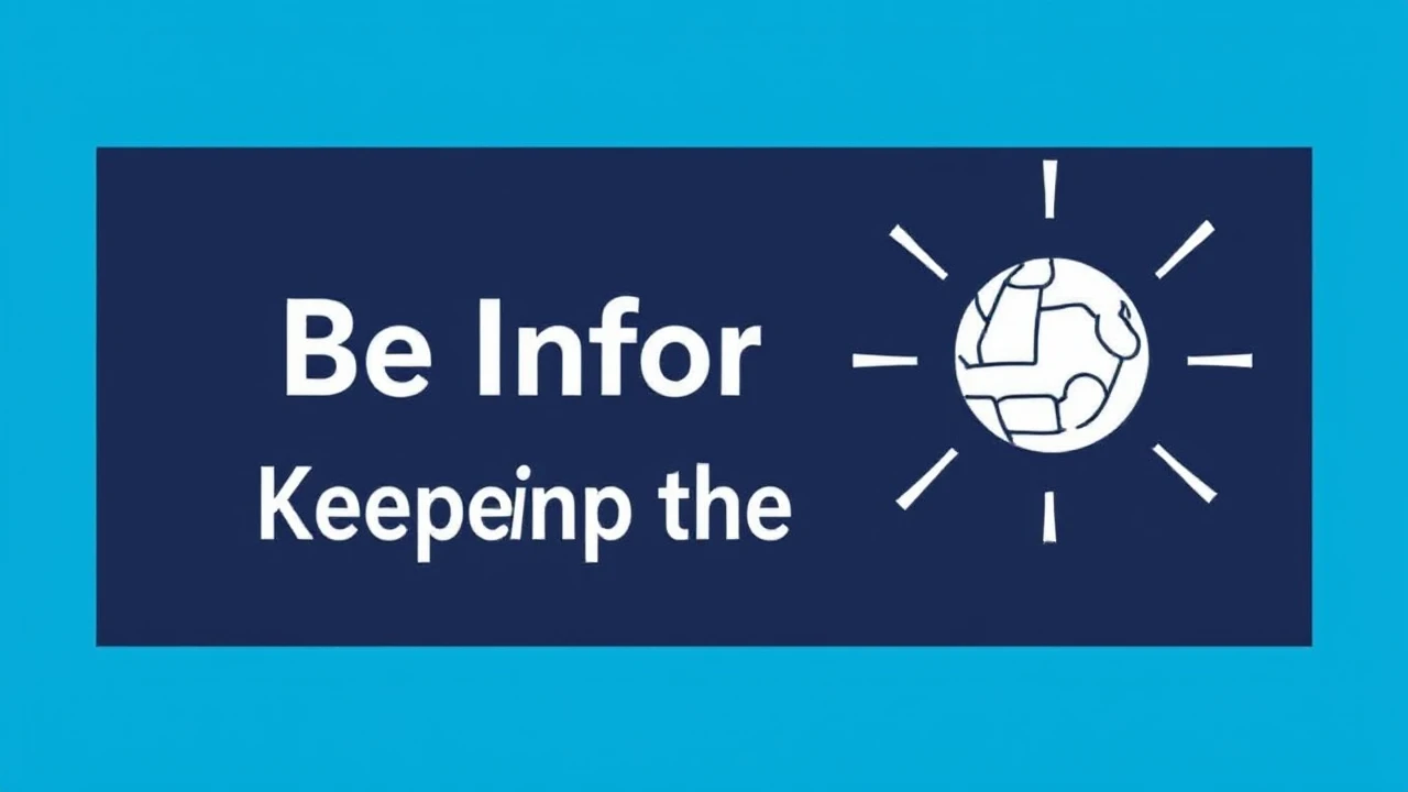 Be Informed: Expert Tips for Keeping Up with the News