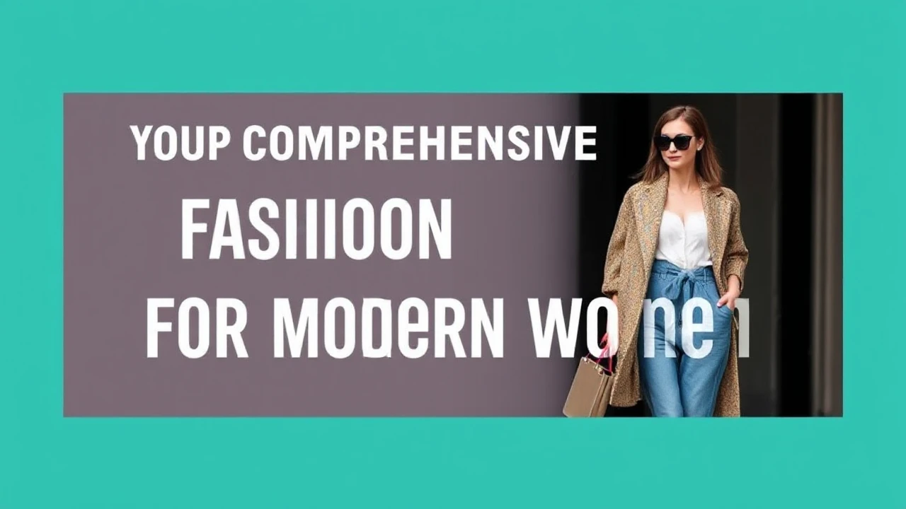 Your Comprehensive Handbook to Fashion Trends for the Modern Woman