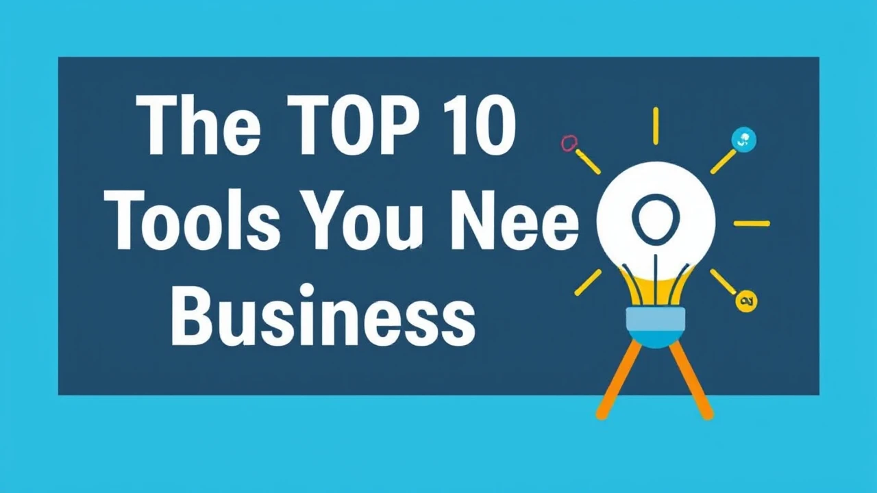 The Top 10 Tools You Need as a Business Owner