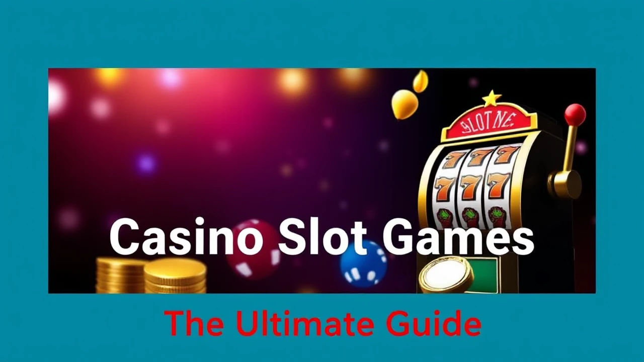 Becoming a Pro in Casino Slot Games: The Ultimate Guide