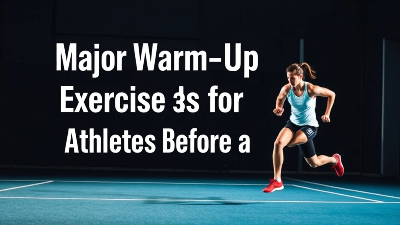 Major Warm-Up Exercises for Athletes Before a Workout