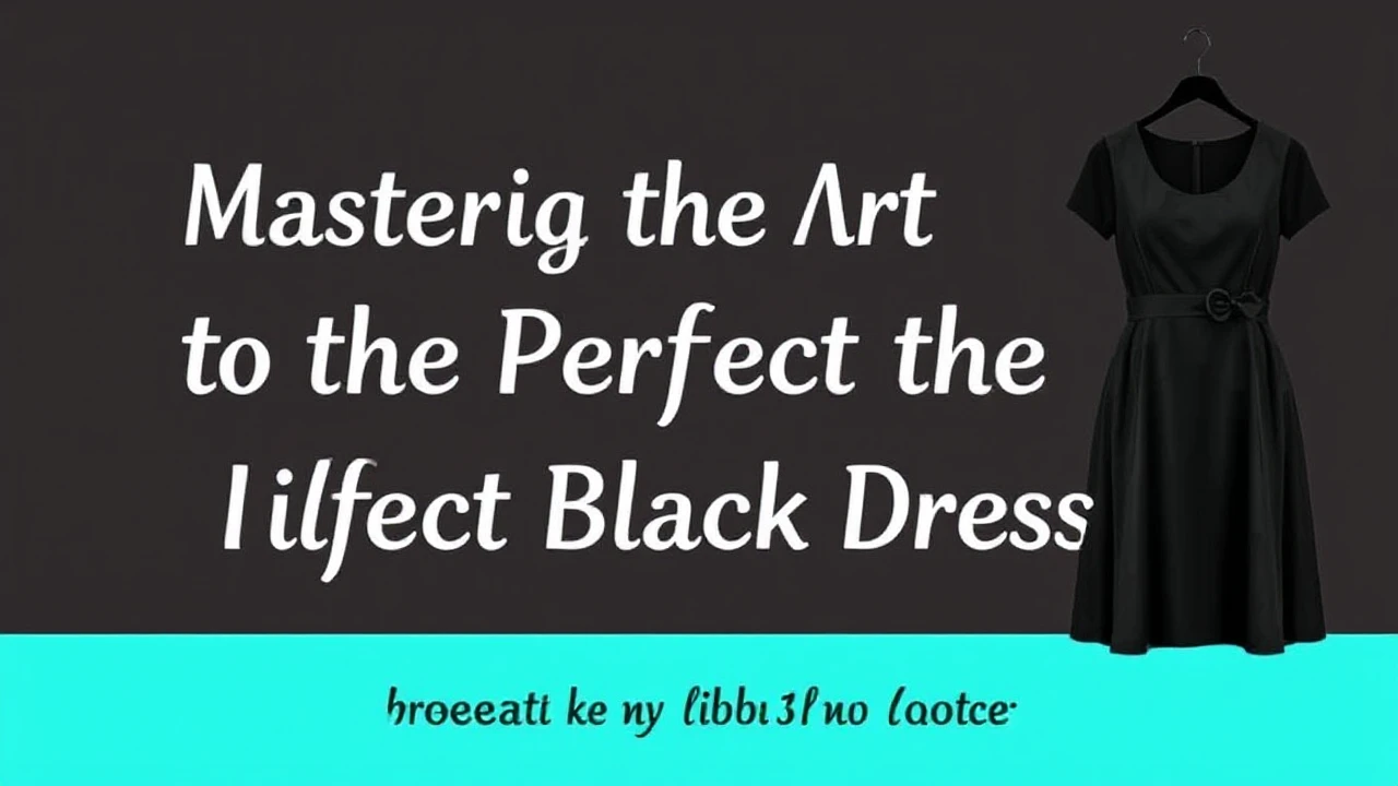 Mastering the Art of Selecting the Perfect Little Black Dress