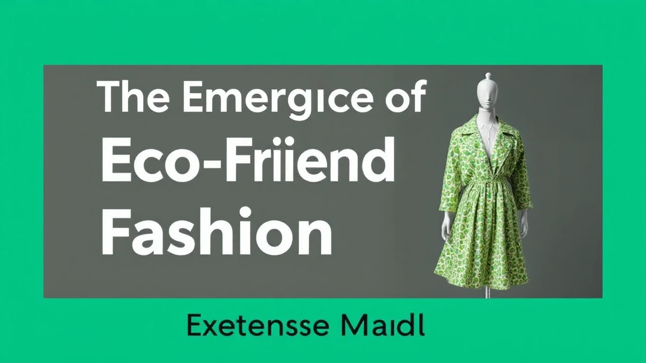 The Emergence of Eco-Friendly Fashion: An Extensive Manual