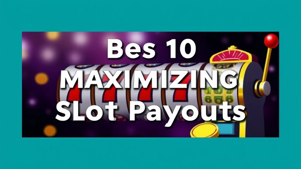 Best 10 Strategies for Maximizing Slot Payouts