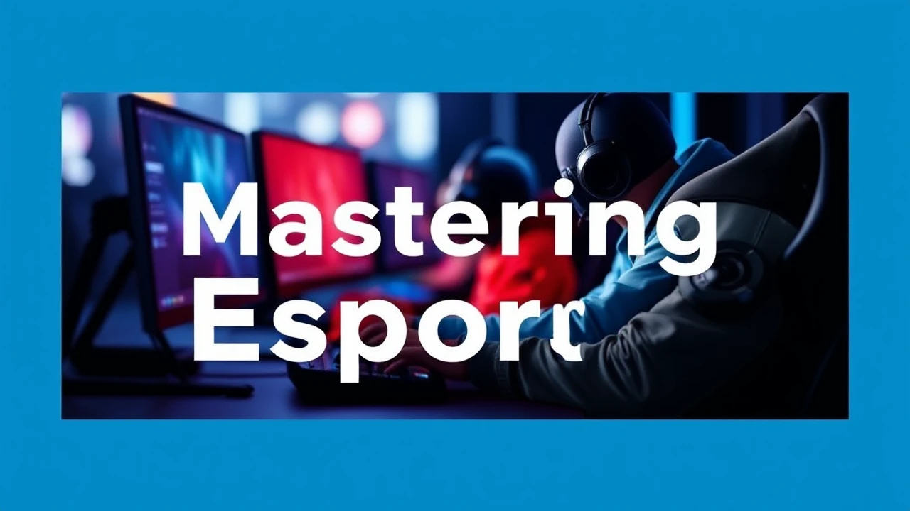 Mastering Esports: Novice's Guide to Professional Gaming