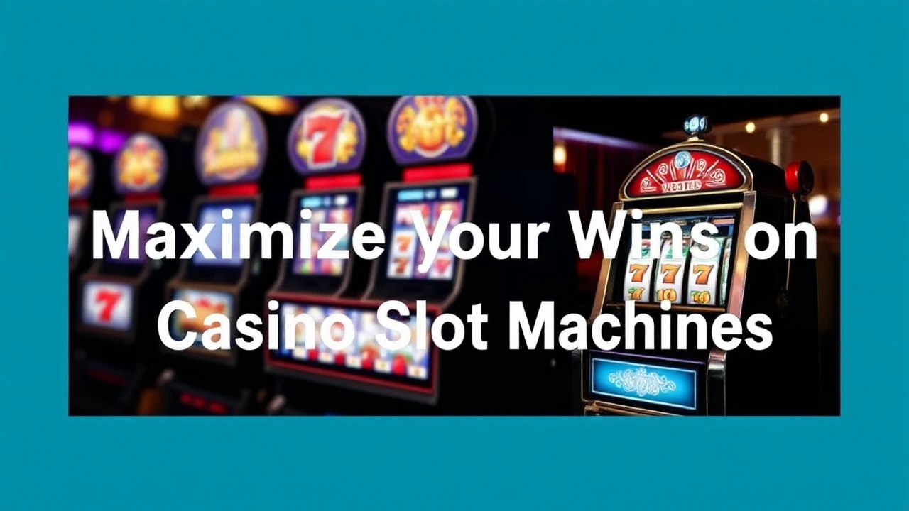 7 Ways to Maximize Your Wins on Casino Slot Machines
