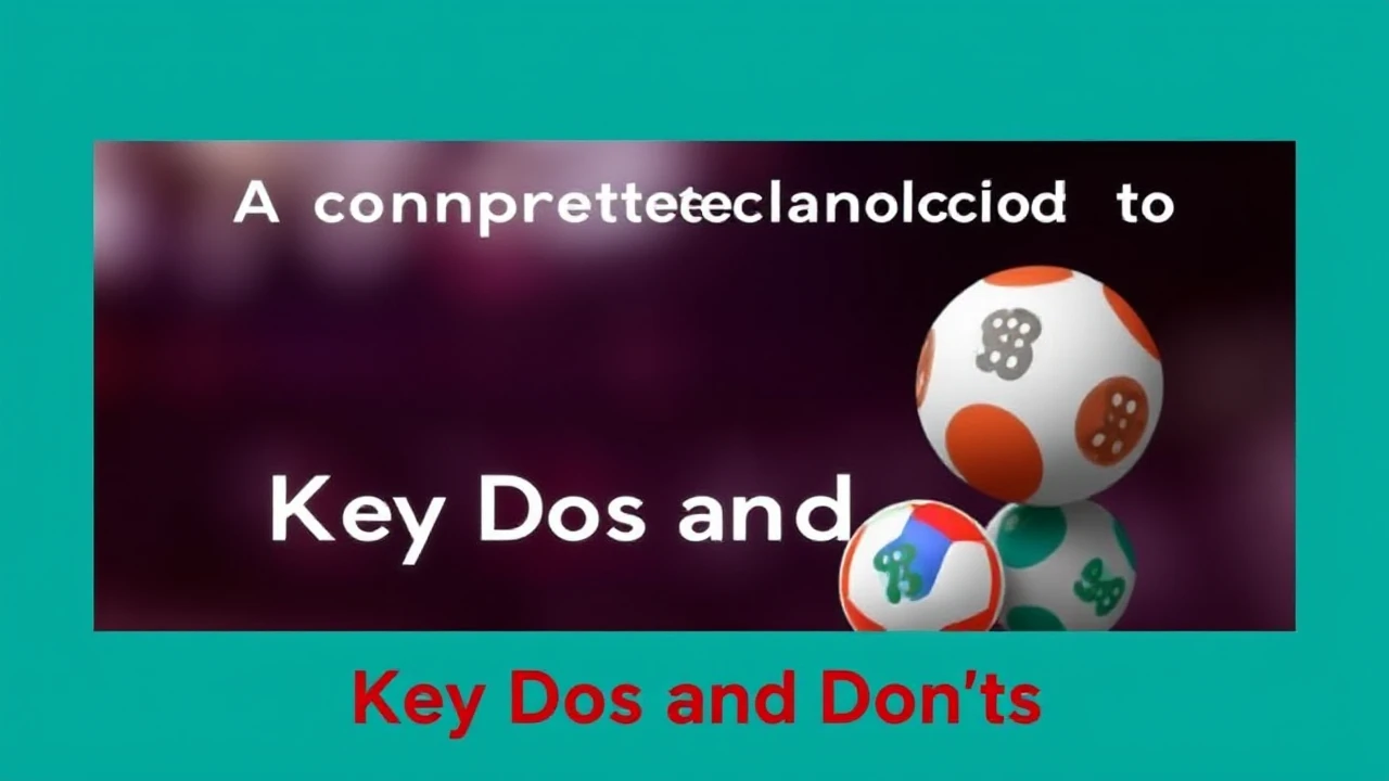 A Comprehensive Handbook to Mastering Toto Macau: Key Dos and Don'ts
