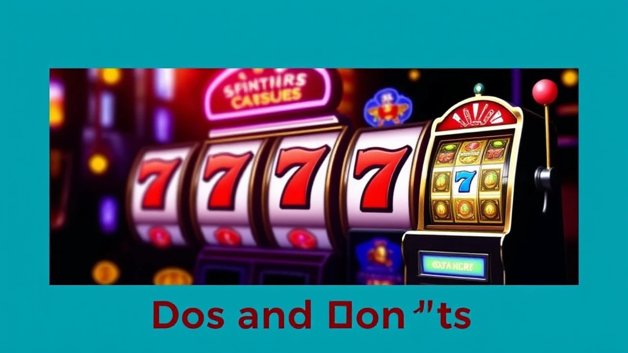 Your Definitive Guide to Web-Based Betting Slot Etiquette: Dos and Don'ts