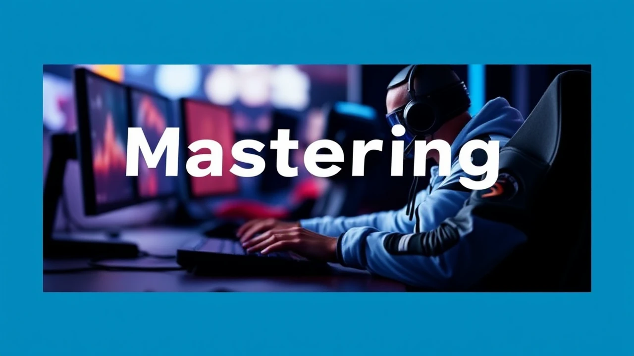 Mastering Esports: An Amateur's Introduction to Professional Gaming