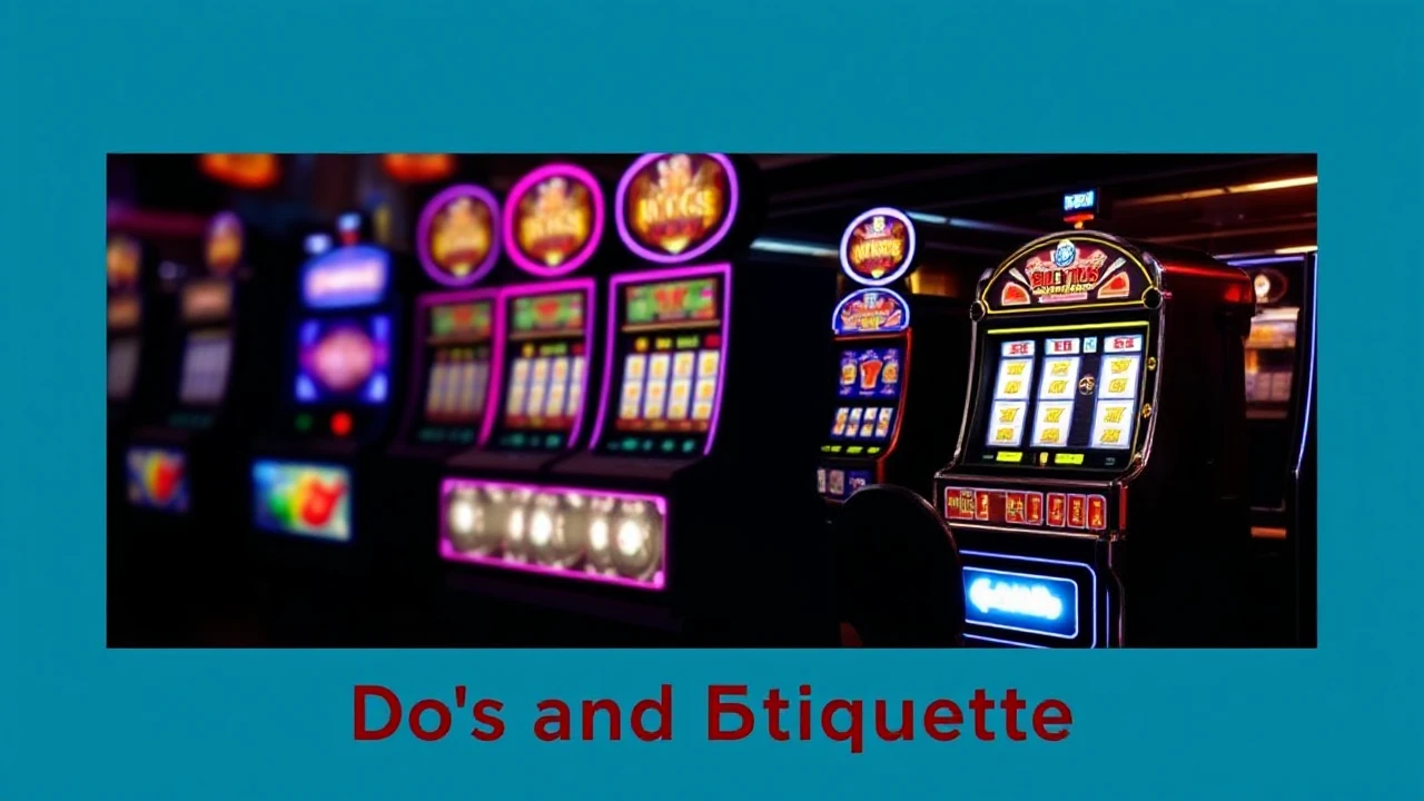 Navigating Slot Etiquette: Do's and Don'ts in the Casino