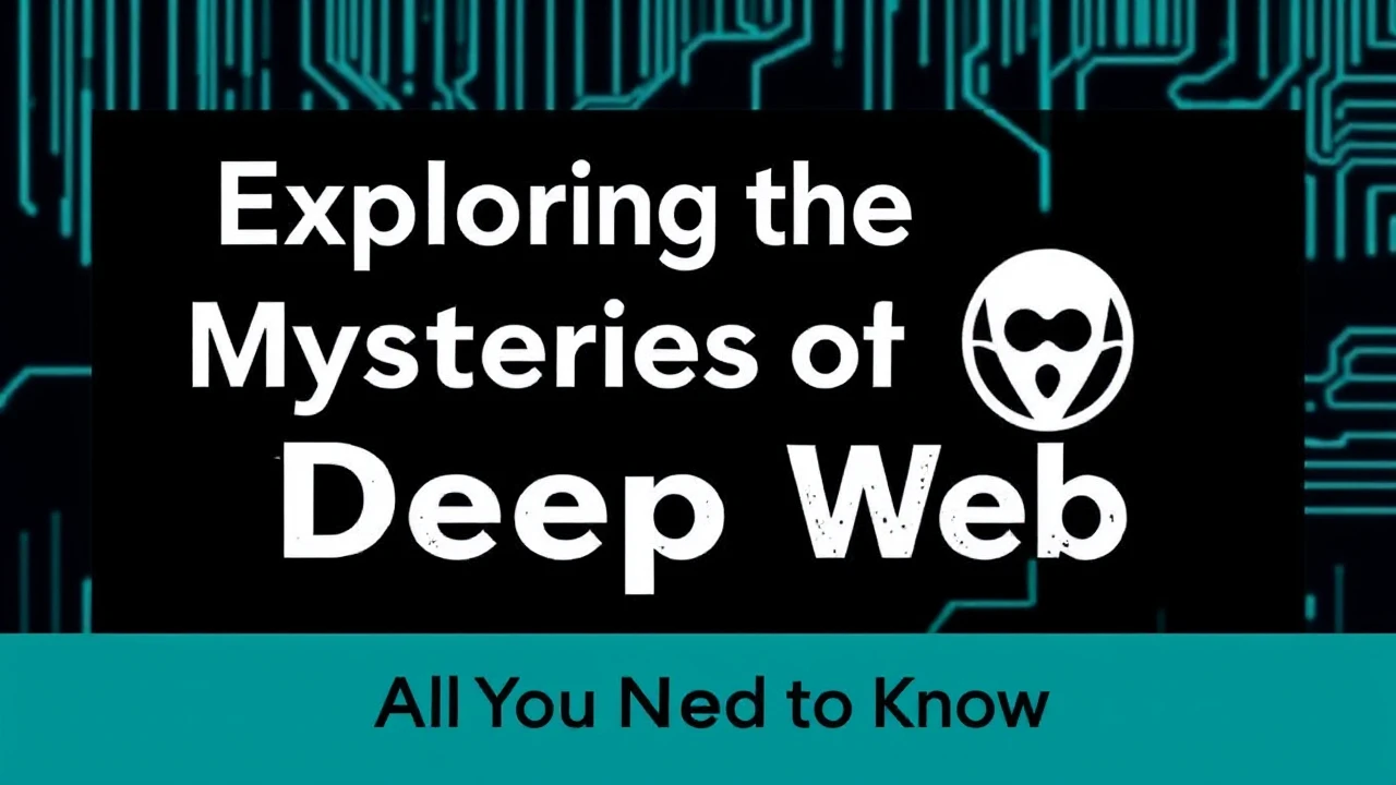 Exploring the Mysteries of the Deep Web: All You Need to Know