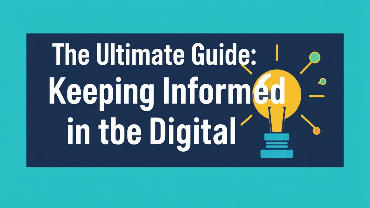 The Ultimate Guide: Keeping Informed in the Digital Era