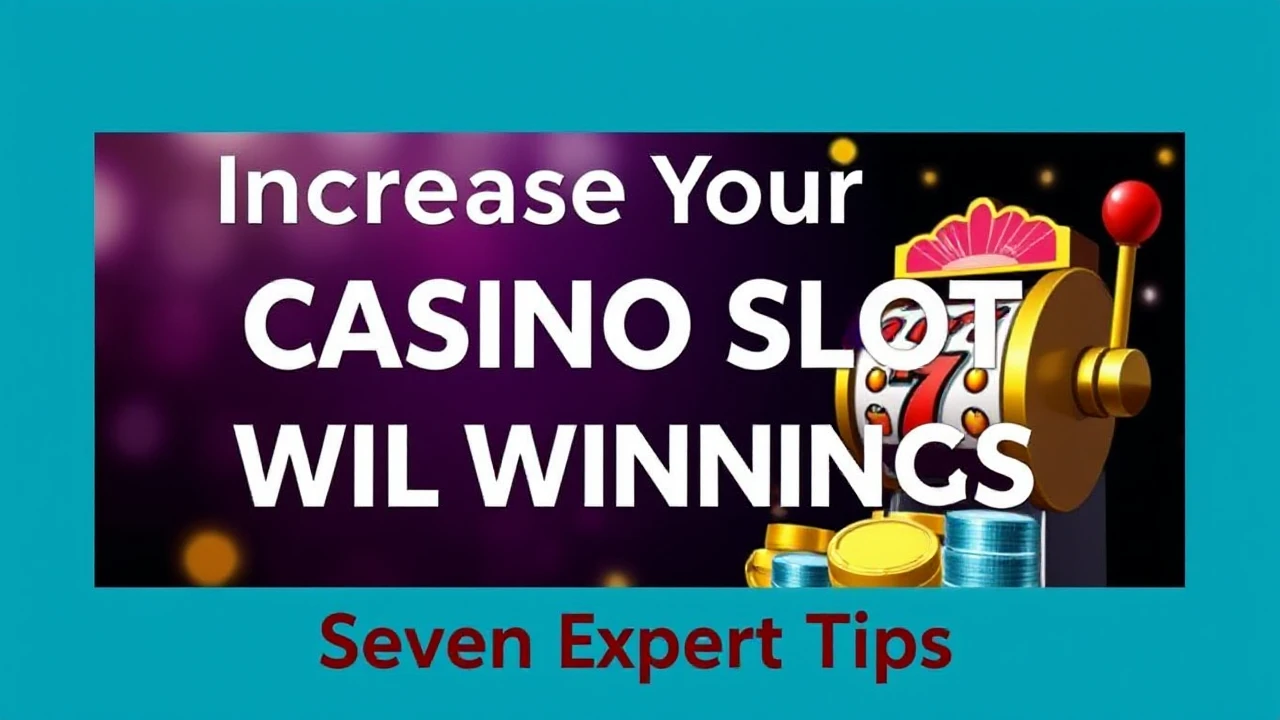 Increase Your Casino Slot Winnings: Seven Expert Tips