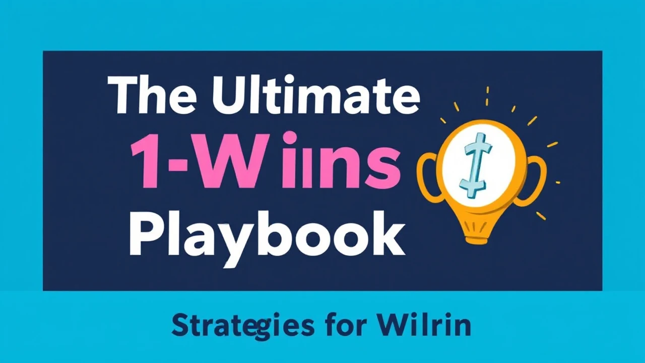 The Ultimate 1Wins Playbook: Strategies for Winning