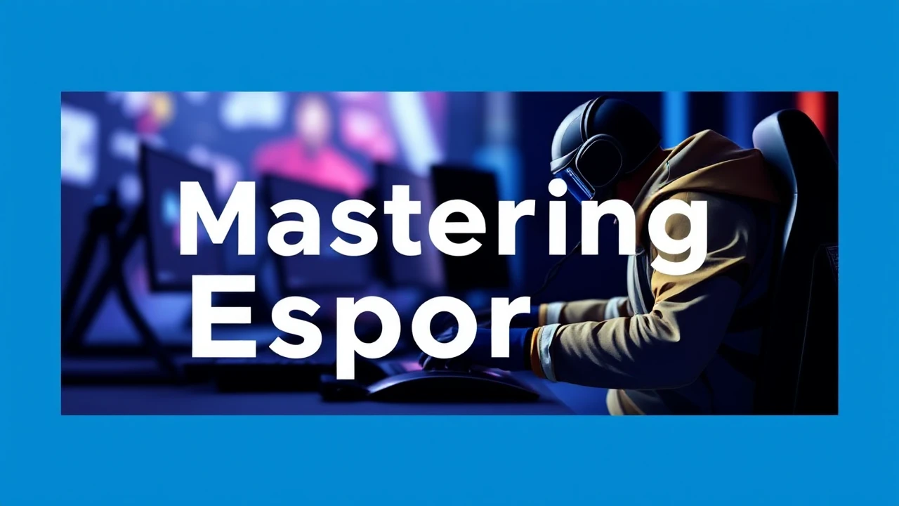 Mastering Esports: A Beginner's Guide to Conquering the Game