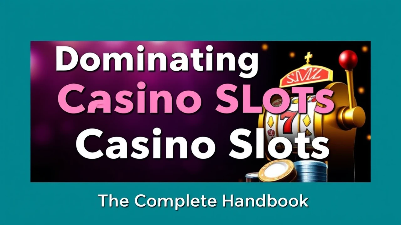 Dominating Casino Slots: The Complete Handbook