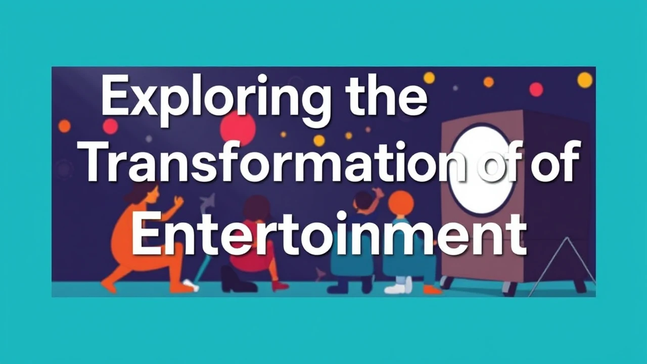 Exploring the Transformation of Entertainment Over Time