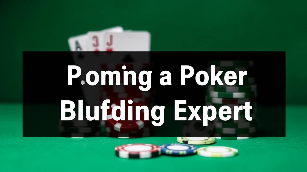 Becoming a Poker Bluffing Expert