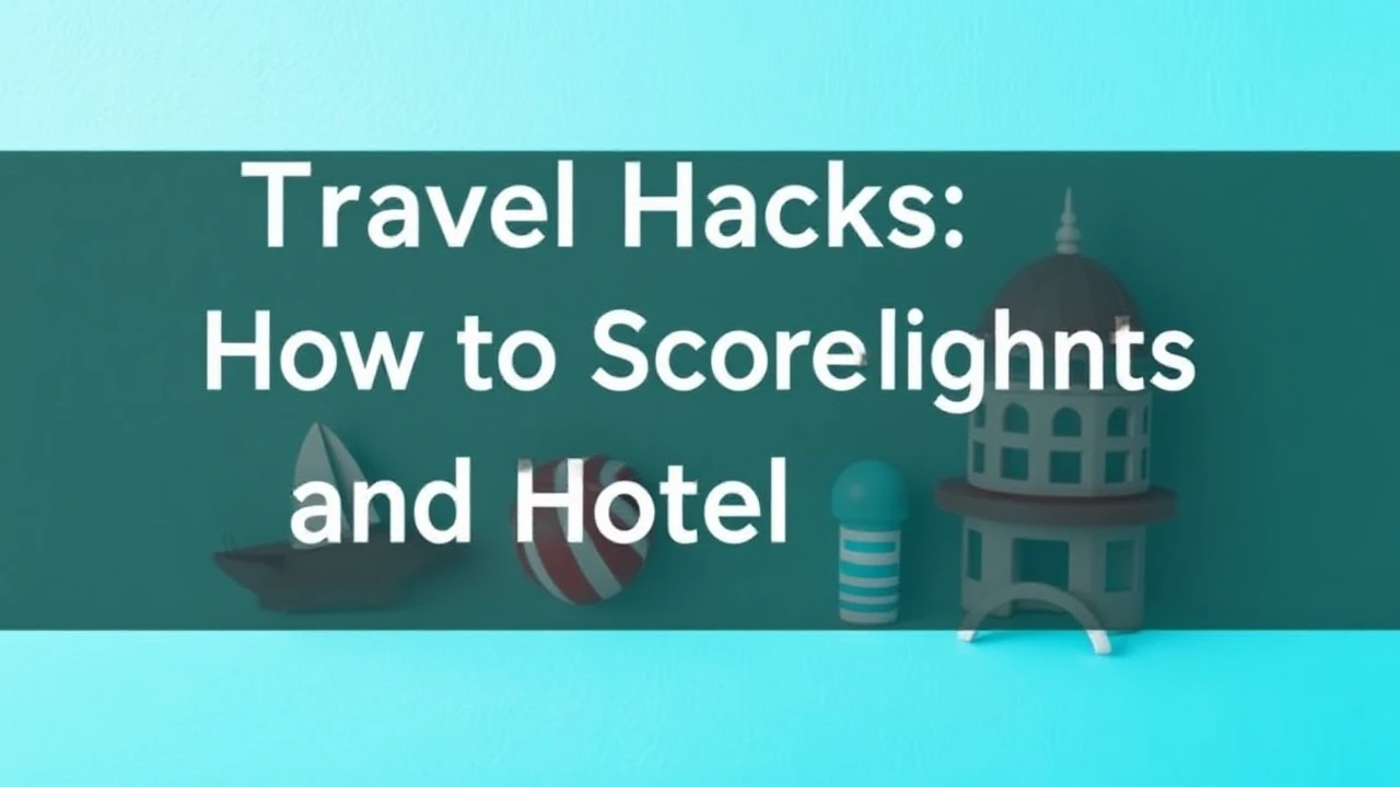 Travel Hacks: How to Score Cheap Flights and Hotel Deals