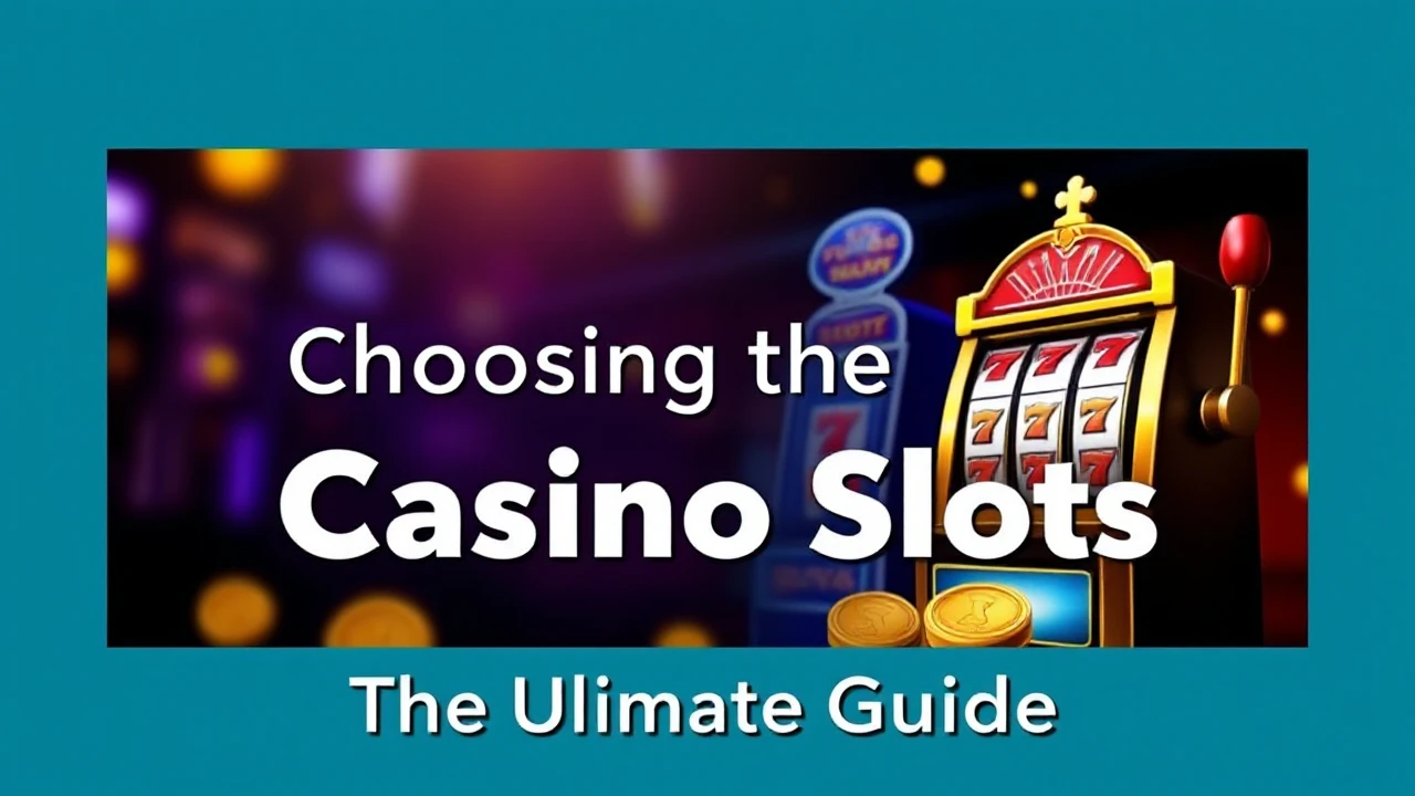 The Ultimate Guide to Choosing the Best Casino Slots