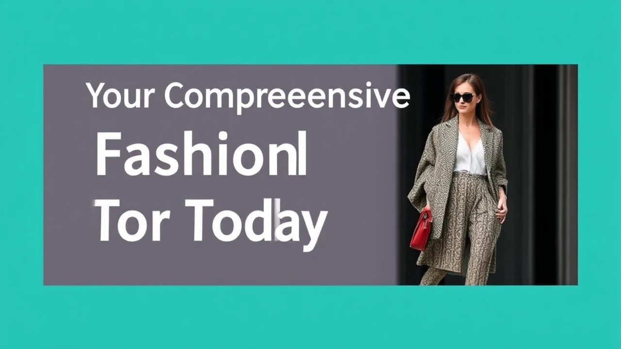 Your Comprehensive Handbook to Fashion Trends for Today's Woman