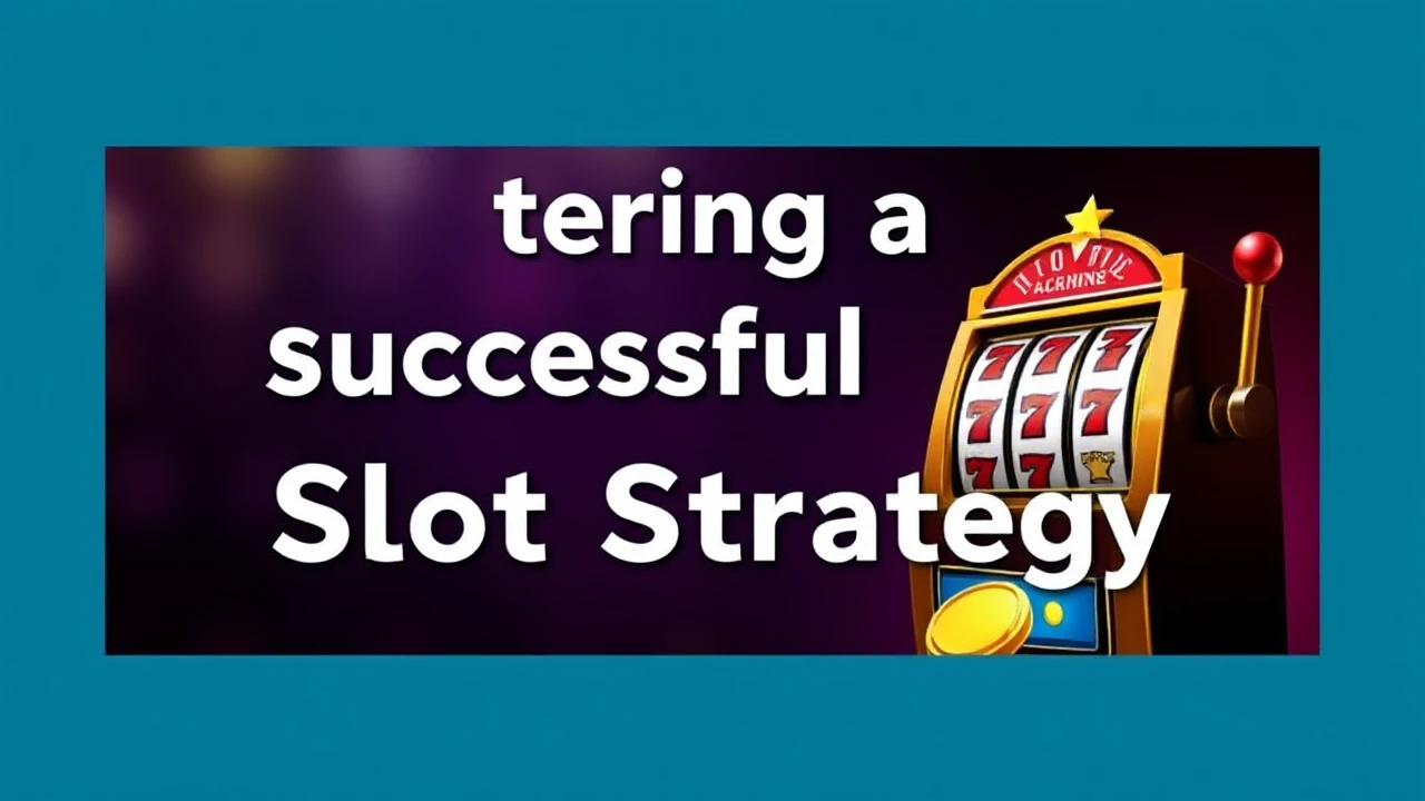 Mastering a Successful Slot Machine Strategy