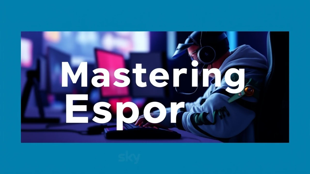 Mastering Esports: An Amateur's Guide to Ruling the Game