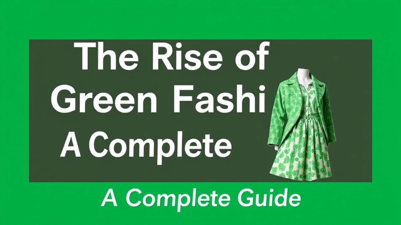 The Rise of Green Fashion: A Complete Guide
