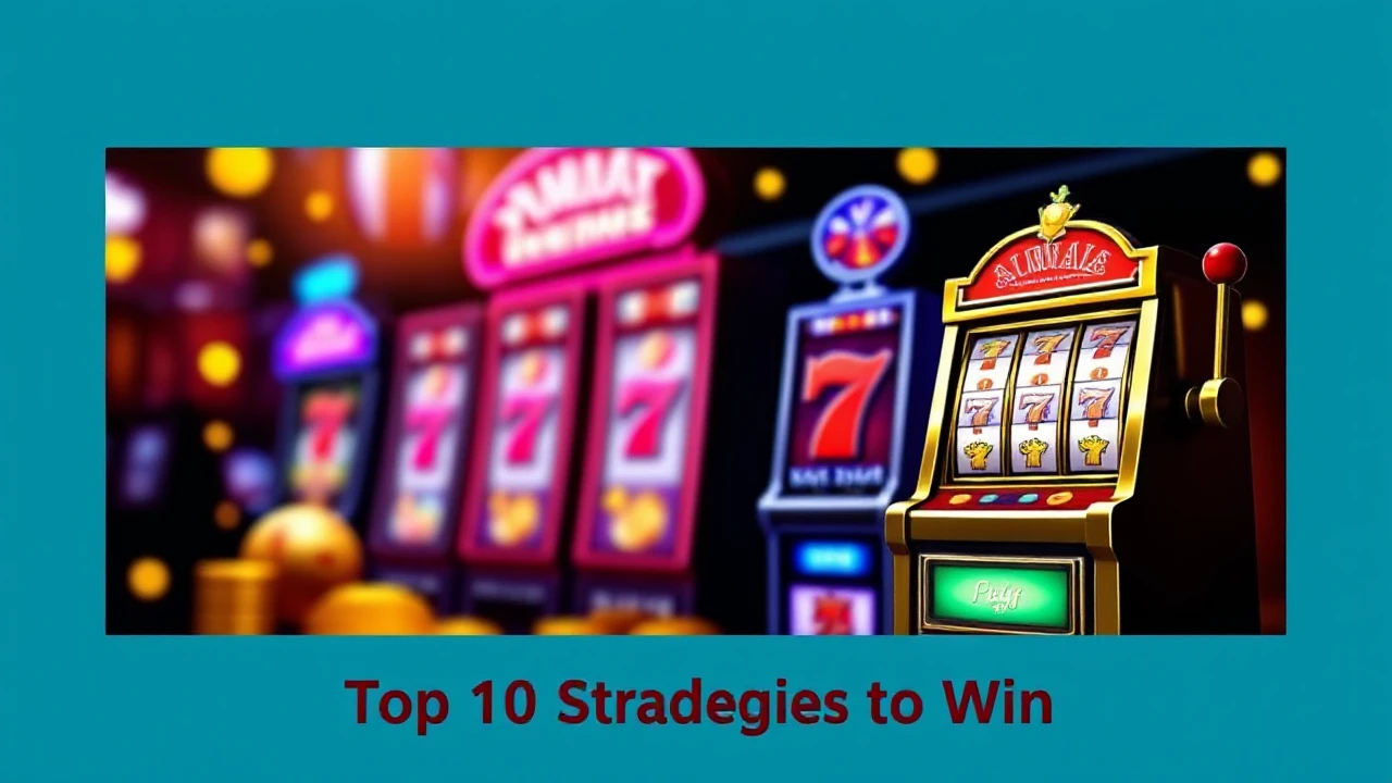 Mastering your Art of Winning Big in Gaming House Slot Machines: Top 10 Strategies to Win
