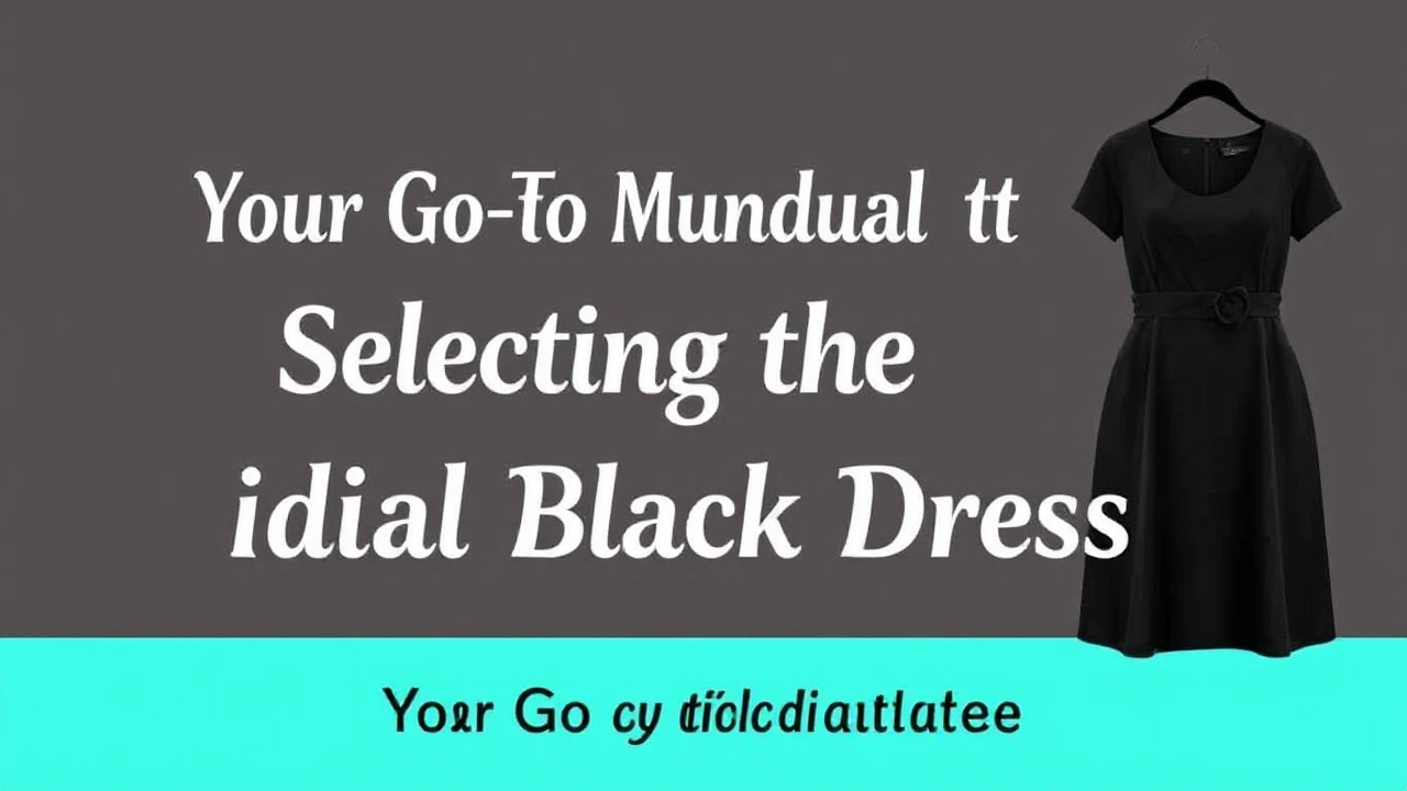Your Go-To Manual of Selecting the Ideal Little Black Dress