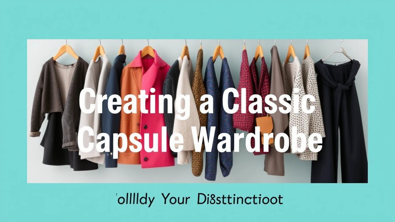 A Comprehensive Manual to Creating a Classic Capsule Wardrobe