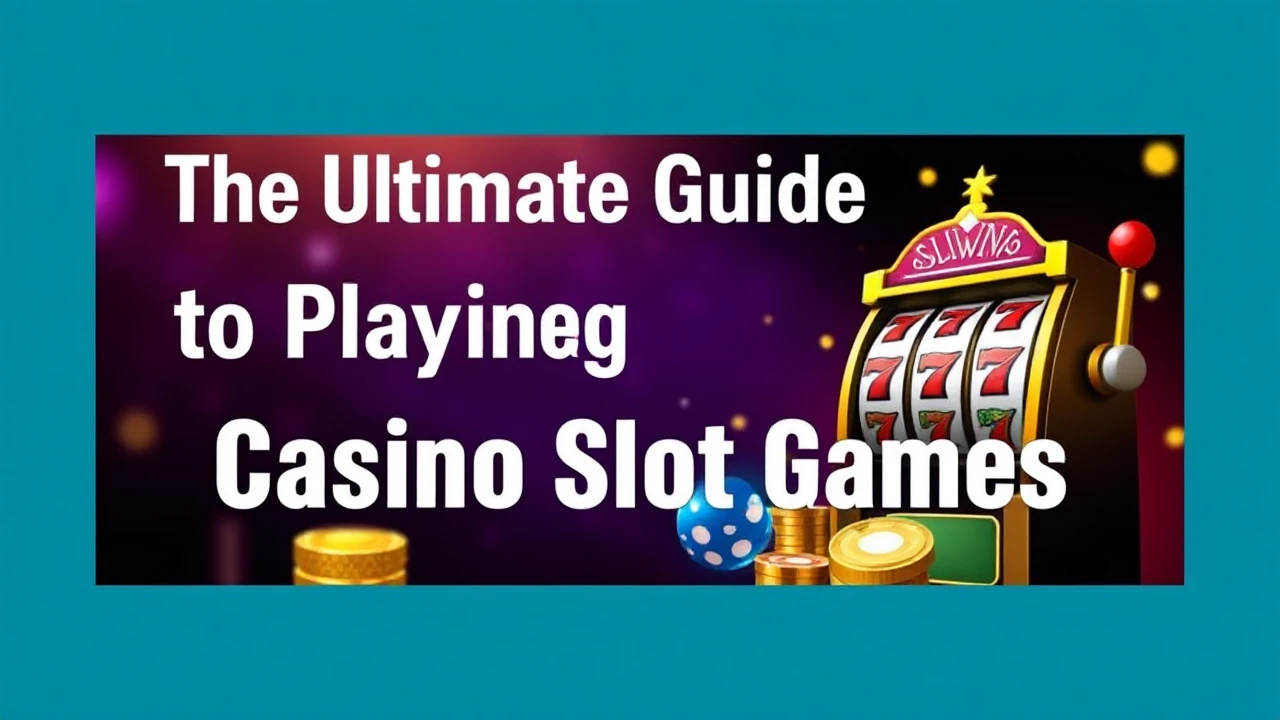 The Ultimate Guide to Playing Casino Slot Games