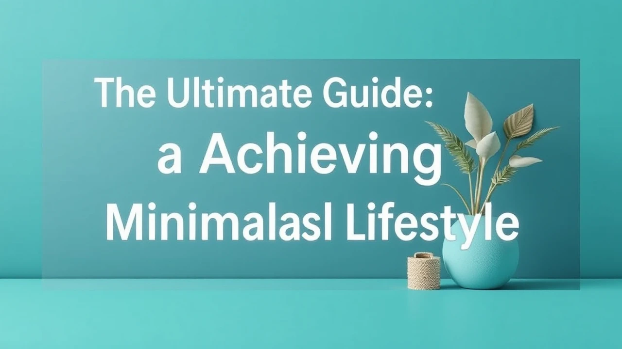 The Ultimate Guide of Achieving a Minimalist Lifestyle