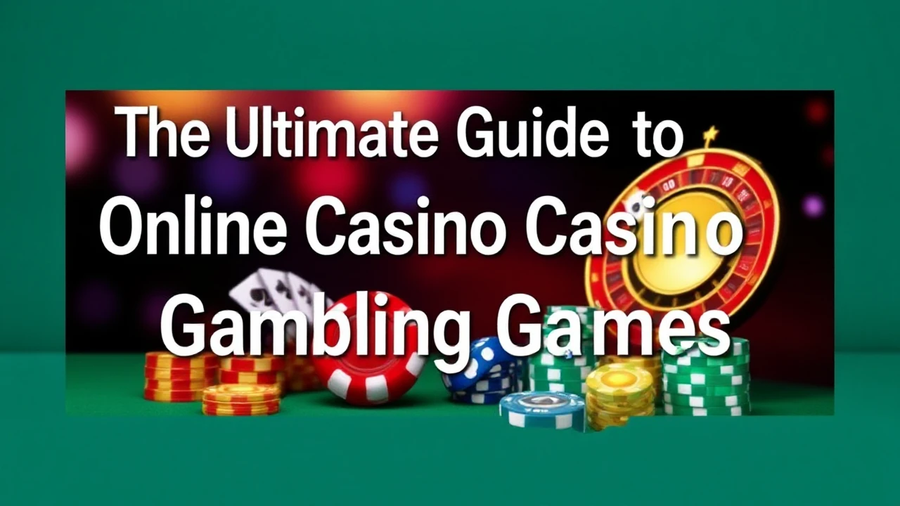 The Ultimate Guide to Online Casino Gambling Games: A Beginner's Roadmap
