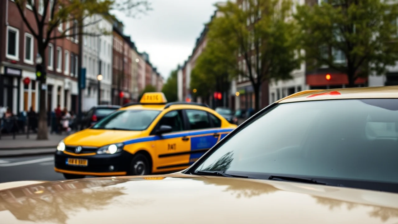 Gids het onderhandelen over de prijs van een taxi in Amsterdam