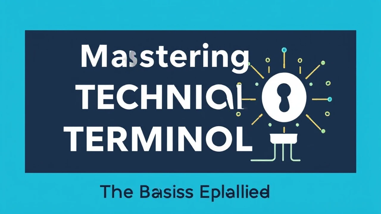 Mastering Technical Terminology: The Basics Explained