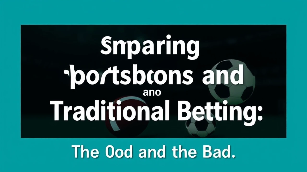 Comparing Sportsbooks and Traditional Betting: The Good and the Bad