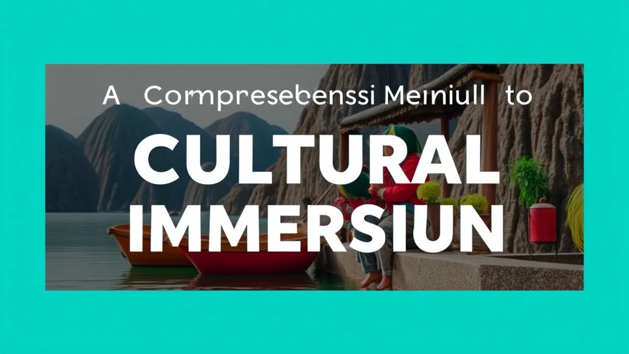 A Comprehensive Manual to Cultural Immersion: Embracing Local Traditions While Traveling