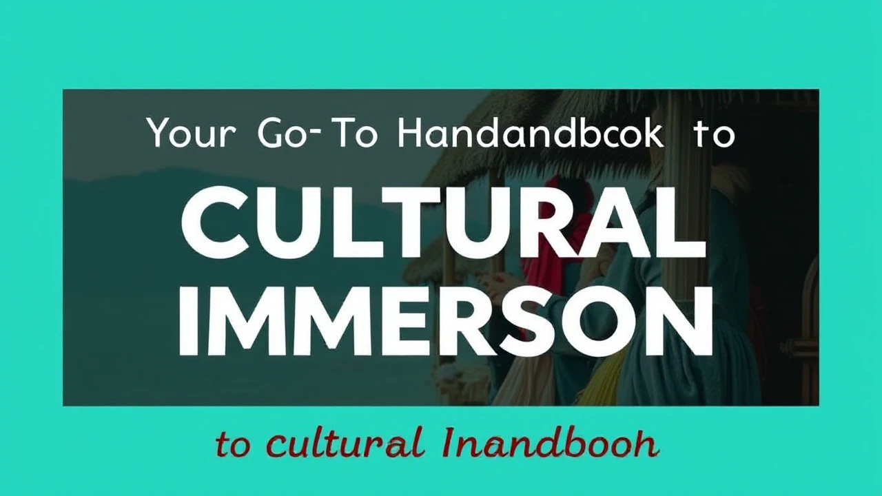 Your Go-To Handbook to Cultural Immersion: Embracing Local Traditions While Traveling