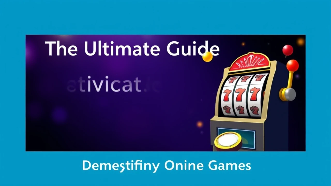 The Ultimate Guide to Navigating Online Casino Slots for Beginners