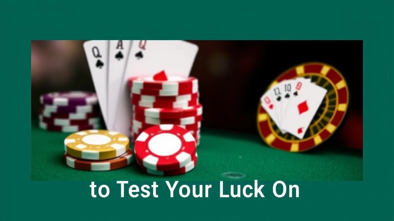 Best 10 Casino Games to Test Your Luck On