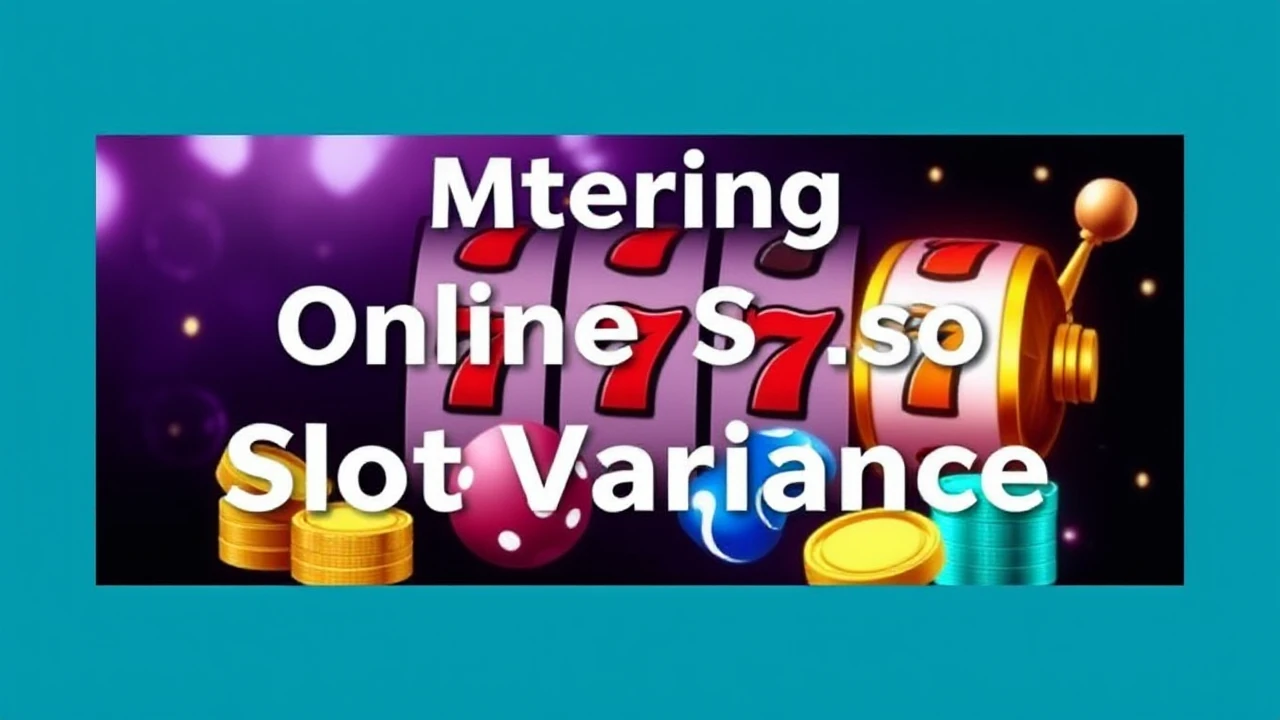 Mastering Online Casino Slot Variance: A Comparison between High and Low Variance